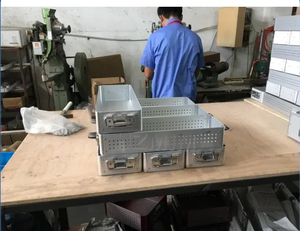 Scatola per nefroscopio percutaneo in lega di alluminio 450*200*70 scatola a vite in acciaio inossidabile 304 - Product Image 3