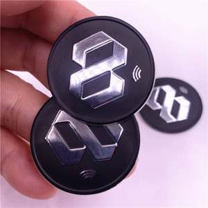 Etiqueta NFC de PVC suave de silicona personalizada de alta calidad para ropa, zapatos, sombreros, camisas - Product Image 4