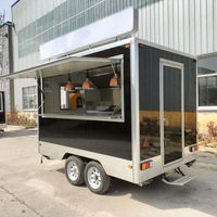 Camion de boulangerie mobile, chariot à glaces, kiosque de restauration rapide, camion-restaurant complet, remorque alimentaire pour bonbons et chips à vendre