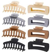 Pinces à cheveux carrées en acrylique pour femmes, accessoires de mode, pinces à griffes en acrylique pour filles et femmes