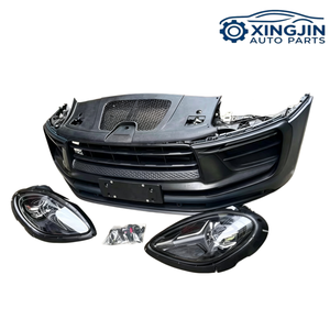 Per Porsche <span class=keywords><strong>Macan</strong></span>: Paraurti Completo con Griglia, Staffa Radiatore, Ventola, Sensore di Parcheggio, Fari LED, Componenti Anteriori, Componenti Carrozzeria - Product Image 4