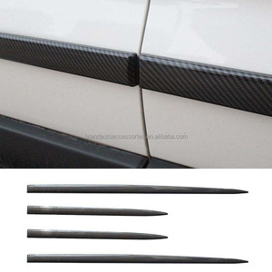 Accessoires d'extérieur de voiture Protecteur de porte latérale Bandes de moulage de carrosserie Garniture de couverture - Product Image 2