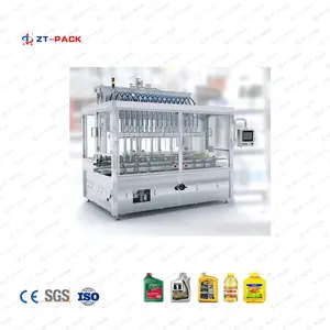 Full automatic bottle filling machine for lubricant/ lube/ engine oil etc viscous liquid filling machine