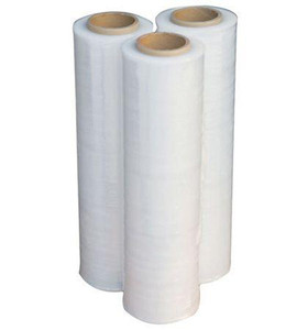 Stretch <b>Wrap</b> Film <b>Pallet</b> Packing <b>Wrap</b> Film 80 Gauge 40kg Transparent Lldpe Stretch <b>Wrap</b> Film Jumbo Rolls - Product Image 1
