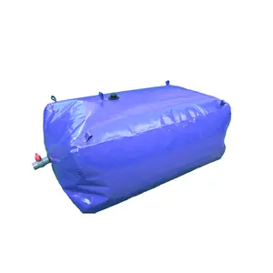 Pieghevole flessibile pieghevole in PVC TPU acqua liquido di stoccaggio della vescica serbatoio per irrigazione acqua potabile soccorso
