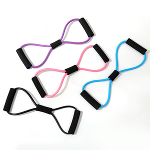 อุปกรณ์ออกกำลังกายแบบยางยืด TPE ขนาด 5x8 นิ้ว พร้อมที่จับโฟมนุ่มสบาย สำหรับโยคะและการฝึกความแข็งแรง - Product Image 4