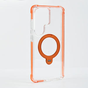 Funda Magnética Transparente con Soporte Giratorio de 360° para Teléfono Celular Samsung S26 Ultra S26+ S26, Anillo Metálico Giratorio de 360° - Product Image 2