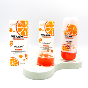 Base de Maquillaje Líquida F206 <span class=keywords><strong>TLM</strong></span> Naranja Vitamina C Mate Blanca, Cuidado de la Piel, Tinte, Hidratante e Iluminador, Cobertura Total - Product Image 4