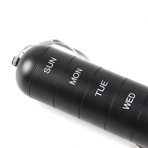 กล่องยาแบบใหม่ อลูมิเนียมอัลลอยด์ ขวดใส่ยาโลหะ กล่องยาพกพา - Product Image 3
