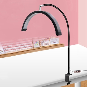Lampe de bureau à <span class=keywords><strong>pince</strong></span> LED pour salon de manucure, bras flexible, éclairage de manucure, température de couleur réglable pour studio de beauté et nail art - Product Image 2