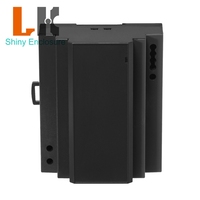 Boîtier de contrôle électrique DIY sur rail DIN 90*105*54.5mm, boîtier de circuit imprimé ABS, boîtier de projet en plastique pour PLC