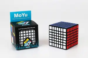 MOYU 3D Magic Cube Puzzle Aufkleber Smooth Speed Würfel Black -Twist Brain Teasers IQ Spielzeug Geschenk für Kinder