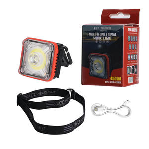 Mini lampe frontale LED portable 450LM rechargeable USB-C avec clip magnétique, étanche, multi-modes, pour activités de plein air - Product Image 2