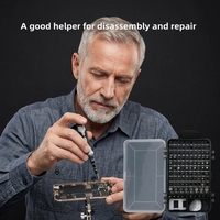 Kit d'outils de réparation multifonctionnel en gros pour usine, nouveau, 115 en 1, embouts de tournevis, pour réparation de montres et téléphones, étui rigide, OEM, tout inclus