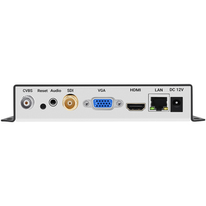 Decoder <span class=keywords><strong>Audio</strong></span> <span class=keywords><strong>Video</strong></span> 4K HD HEVC H.265 H264 IP SRT RTMP RTMPS a SDI HDMI CVBS VGA per Telecamere IP - Product Image 4
