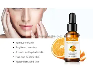 Crema hidratante blanqueadora de vitamina C para el cuidado de la piel, suero y crema antienvejecimiento para la cara