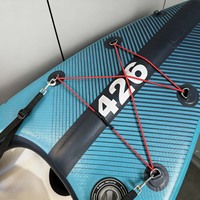 Kayak gonflable écologique léger à double paroi pour 2 personnes, bateau de pêche de plus de 4 m de long, garantie 1 an, utilisation portable en extérieur