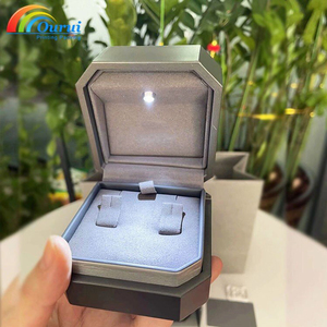 Factory Direct Brand Jewelry <b>Box</b> For Women Luxury <b>Gift</b> Packaging Pendant Bracelet <b>Earring</b> Ring <b>Box</b> Full Set With LED Lights - Product Image 2