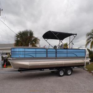 <span class=keywords><strong>Bateau</strong></span> ponton barge de fête en aluminium de luxe avec auvent et <span class=keywords><strong>moteur</strong></span> hors-bord pour la dérive en plein air et l'utilisation récréative - Product Image 3