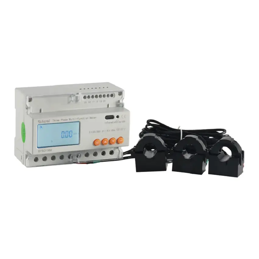 Acrel anti-backflow 3 Phase electricity meter ADL3000-E/CTC(DTSD1352-CTC) Anti- reflux 3 phase kwh meter for Sunways inverters