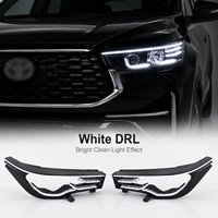 Feux de jour LED WRGB améliorés avec clignotants ambre DRL, accessoires d'éclairage automobile pour Toyota Innova