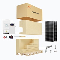 Kits complets de systèmes solaires à prix réduit 5kW 6kW 8kW 10kW avec onduleur hybride Deye pour stockage d'énergie