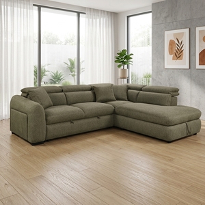 Sofá Cama Plegable de Tres Plazas con Almacenamiento, Duradero, Ecológico, Cómodo, con Carga Inalámbrica para el Hogar, Venta al Por Mayor - Product Image 1