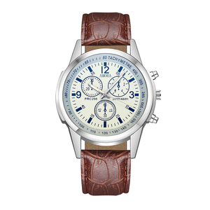 New stylish business leather strap <b>watch</b> for men quartz wristwatch for students - Product Image 6