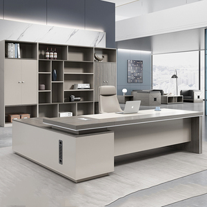 Mesa de oficina de estilo ejecutivo, muebles de oficina de melamina - Product Image 4