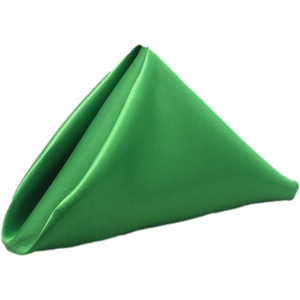 Servilleta cuadrada de satén de 20x20 pulgadas, servilleta de mesa de seda, servilletas de <span class=keywords><strong>cena</strong></span> suaves y suaves, reutilizables - Product Image 2