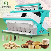 Quinoa Zwarte Rijst Kleur Sorteerder Beweegbare Vorm Koffieboon Paprika Knoflook Kleur Sorteermachine Voor Fruit