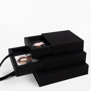 Hot Sale Paper <strong>Jewelry</strong> <strong>Gift</strong> <strong>Box</strong> with Fashion Simple Looking Can Bring Ring/Earring/Bracelet <strong>Jewelry</strong> Packaging Paper <strong>Box</strong> - Product Image 4