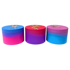Good Sale Manual Modern Zinc Alloy <b>Herb</b> <b>Grinder</b> 63MM Tobacco <b>Grinder</b> for Accessories Wholesale - Product Image 4