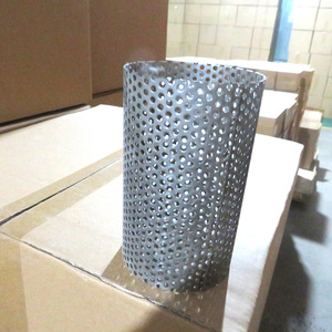 12 Inch Stainless Steel Wire Mesh Exhaust <strong>Perforated</strong> Metal Tube For Filtering - Product Image 4