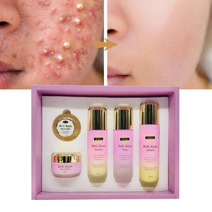 Set Professionale per la Cura del Viso 5D Gluta, Crema <span class=keywords><strong>Anti</strong></span> <span class=keywords><strong>Acne</strong></span> Forte ed Efficace, Siero per Rimuovere <span class=keywords><strong>Acne</strong></span> e Brufoli - Product Image 1