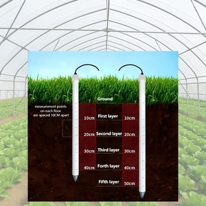 Độ chính xác nông nghiệp từ xa NPK EC nhiệt độ độ ẩm Độ MặN Ph thiết bị cho đất nông nghiệp thủy lợi đất cảm biến độ ẩm - Product Image 1