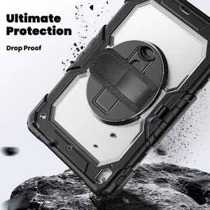 <span class=keywords><strong>IPad</strong></span> 7 ° generazione 10.2 pollici trasparente <span class=keywords><strong>cover</strong></span> posteriore <span class=keywords><strong>con</strong></span> Slot <span class=keywords><strong>penna</strong></span> tracolla per Tablet - Product Image 3