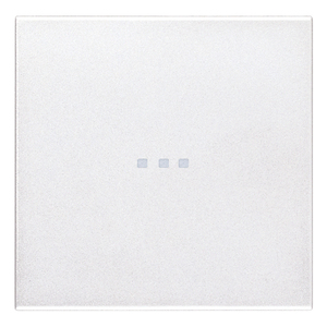 White Axial Button 4.5 In Length 0.4 In Height Wall <b>Switch</b> - Product Image 1