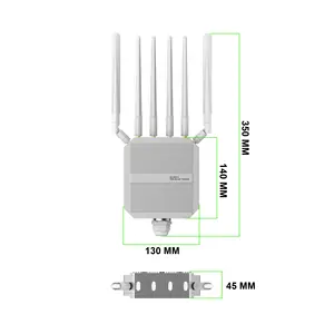 CP502 IPQ5018 5g Dual Band NR X62 X65 Wireless Wifi 6 POE 2.5G Wan Dual Sim T-mobile Cellular Router With Sim Card Slot Outdoor