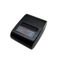 Printer Thermal Portabel Mini Kompatibel Android/iOS USB+Bluetooth 58mm untuk Kertas Struk