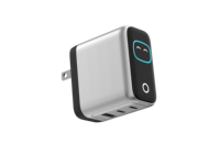Pengisi Daya GaN AI 100W 2C1A Layar Warna TFT Tampilan Daya Waktu Nyata Pengisian Otomatis Cerdas Perlindungan Pengisian Berlebih AVS UFCS