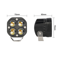 5D Projecteur Led Driving Spot Lumière Auxiliaire Offroad 4x4, Cube Led Off Road Brouillard Lampe 12V 24V 4 Pouces Led Pods Lumière