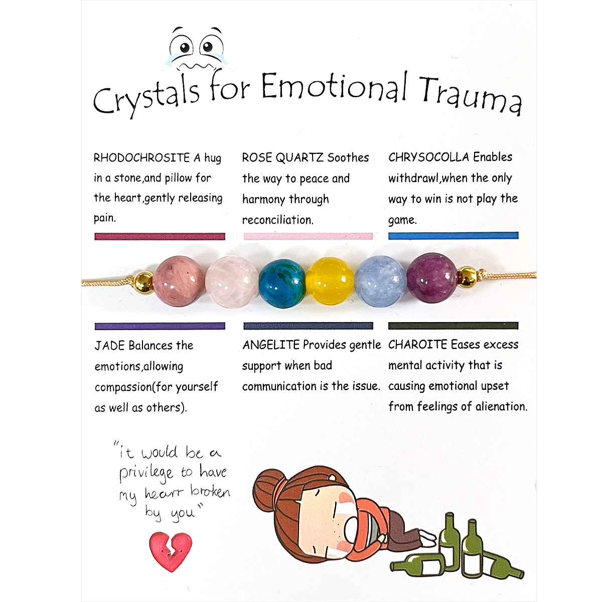 Crystals for Emotional Trauma