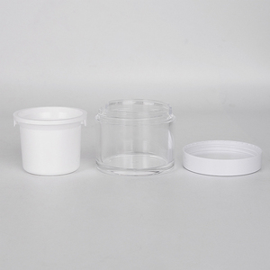 30ml 50ml 100ml ramah lingkungan dapat diganti dapat diisi ulang makanan kelas kosmetik kulit plastik perawatan rambut stoples kemasan krim - Product Image 5