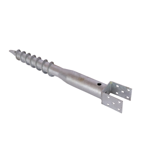 Ancrage de <span class=keywords><strong>poteau</strong></span> d'ancrage à vis galvanisé à chaud 71x71x685mm - Product Image 3