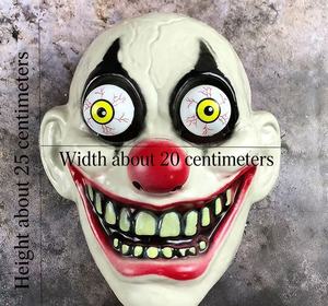 Máscara de Payaso Terrorífica para Halloween, Accesorio de Cosplay de Terror, Material Plástico, Máscara Transpirable para Casa Embrujada, Juego de <span class=keywords><strong>Escape</strong></span> y Fiestas - Product Image 6