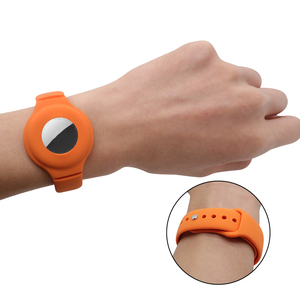 Para Niños, Compatible con AirTag, Funda <span class=keywords><strong>de</strong></span> Silicona Real a Prueba <span class=keywords><strong>de</strong></span> Golpes y Agua, Correa, Brazalete, Cubierta para Localizador GPS Antipérdida - Product Image 2