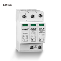 Parafoudre AC CUAJE OBV5-D10/3P+N 3P+N 10KA Type T3 Certifié CE pour la protection contre la foudre, parafoudre MOV