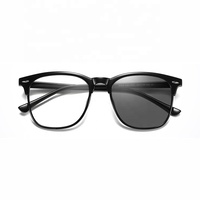 DOISYER Montures optiques unisexes Tr90 Fashion Print Lunettes photochromiques anti-blocage bleu pour l'extérieur et l'ordinateur