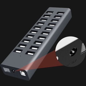 <span class=keywords><strong>20</strong></span> Cổng chuyển đổi USB 2.0 <span class=keywords><strong>HUB</strong></span> với Power Charger điện thoại di động máy tính PC máy tính xách tay <span class=keywords><strong>Hub</strong></span> trên hộp đen - Product Image 2